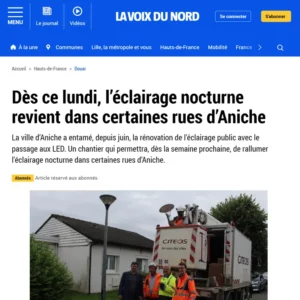 Partout, les communes rallument la lumière : un éclairage LED peu coûteux, qui dissuade la délinquance, renforce le sentiment de sécurité et améliore le quotidien des habitants.