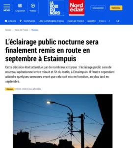 Partout, les communes rallument la lumière : un éclairage LED peu coûteux, qui dissuade la délinquance, renforce le sentiment de sécurité et améliore le quotidien des habitants.