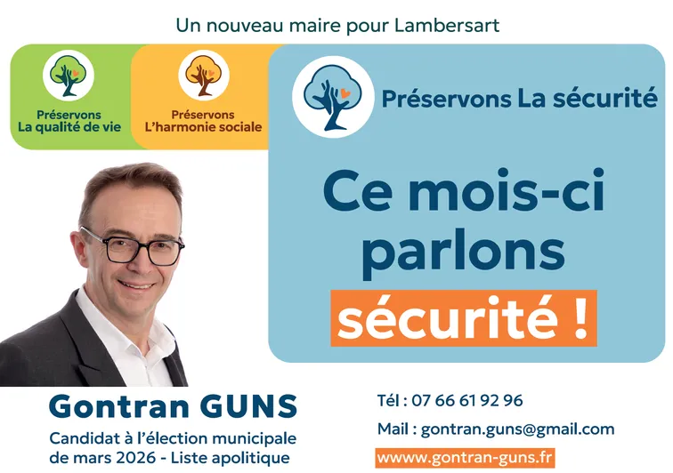 Programme sécurité pour Lambersart